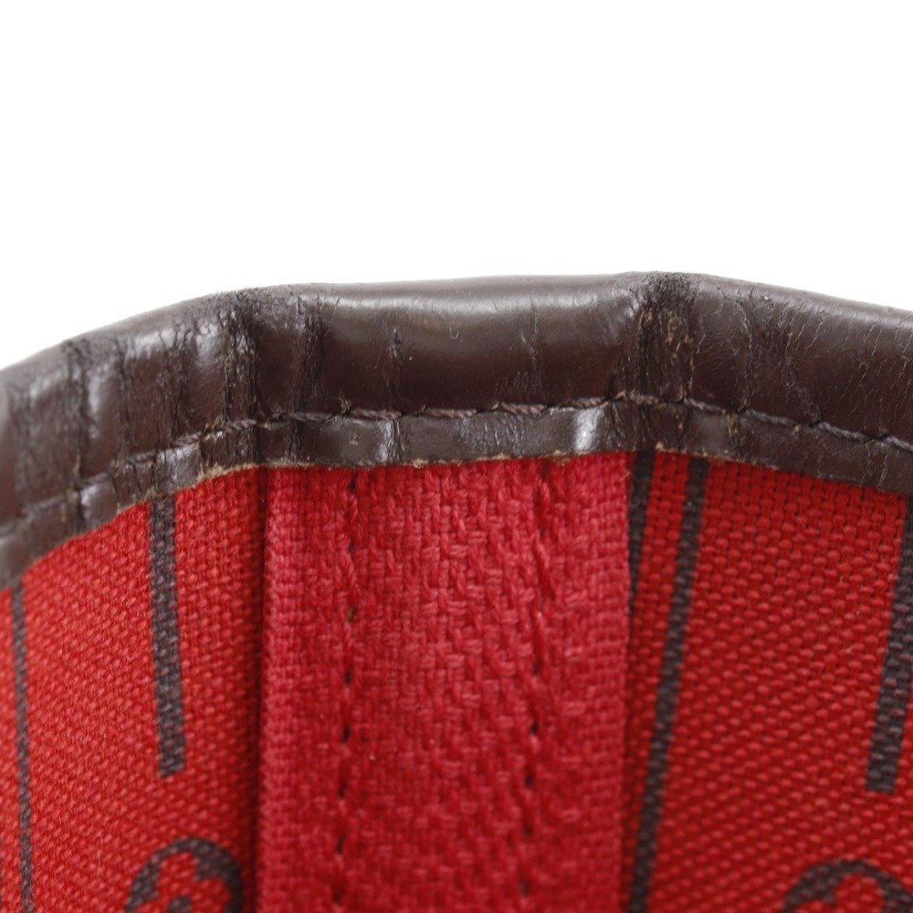 LOUIS VUITTON Brown Damier Canvas Neverfull MM Tote Bag - Picture 8 of 16